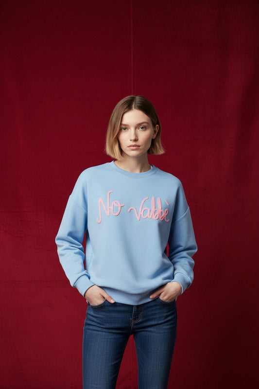 SUDADERA NO VABBLE-AZUL