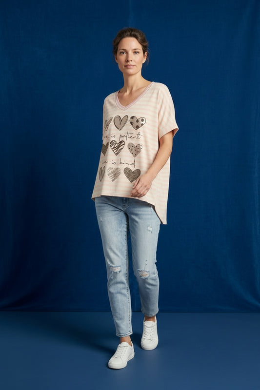 CAMISETA PATIENT-ROSA
