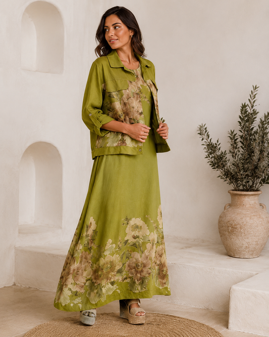 CONJUNTO FLORES-VERDE