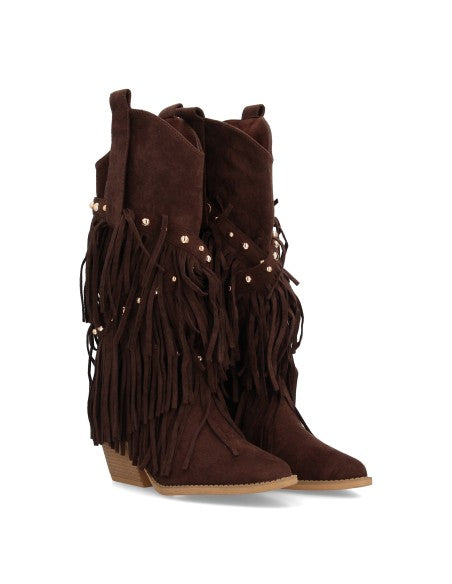 BOTA WESTERN-MARRÓN