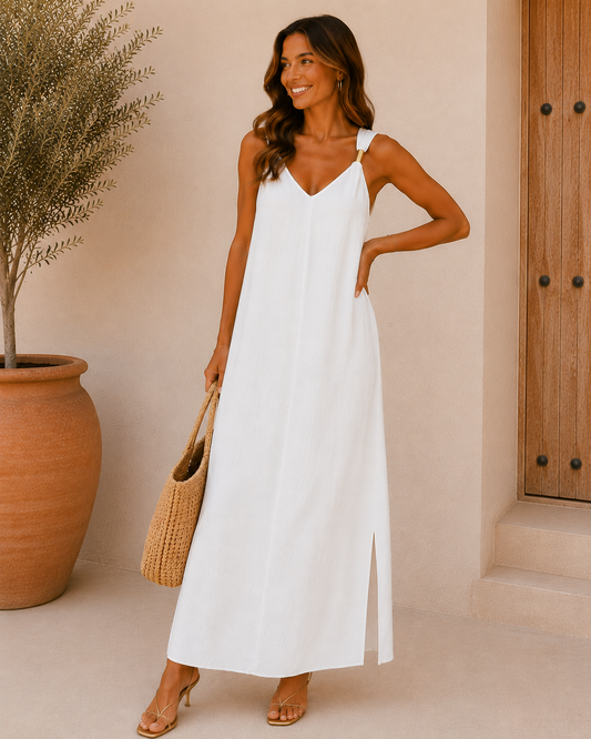 VESTIDO MUELLE-BLANCO