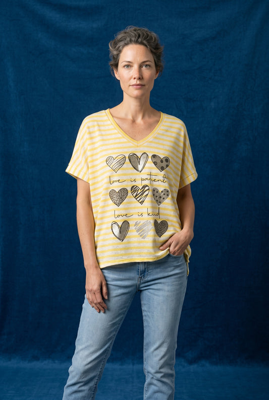 CAMISETA PATIENT-AMARILLO