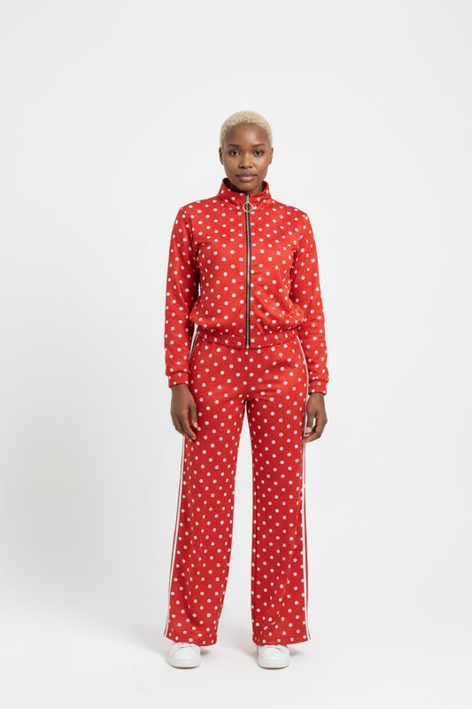 CHÁNDAL TOPITOS MANGA LARGA-ROJO