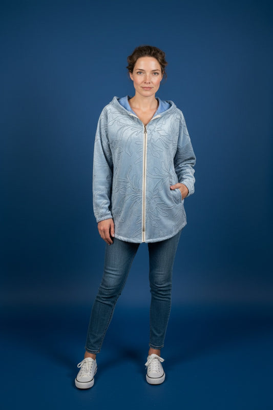 CHAQUETA ANTELINA-AZUL