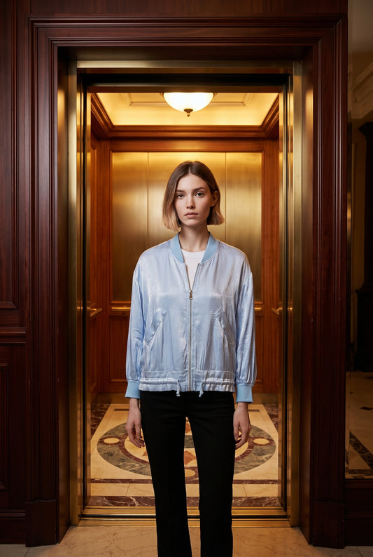 BOMBER ANIMAL PRINT-MAROON