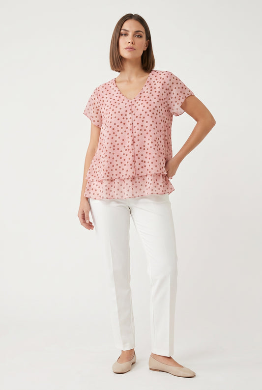 BLUSA TOPITOS-ROSA