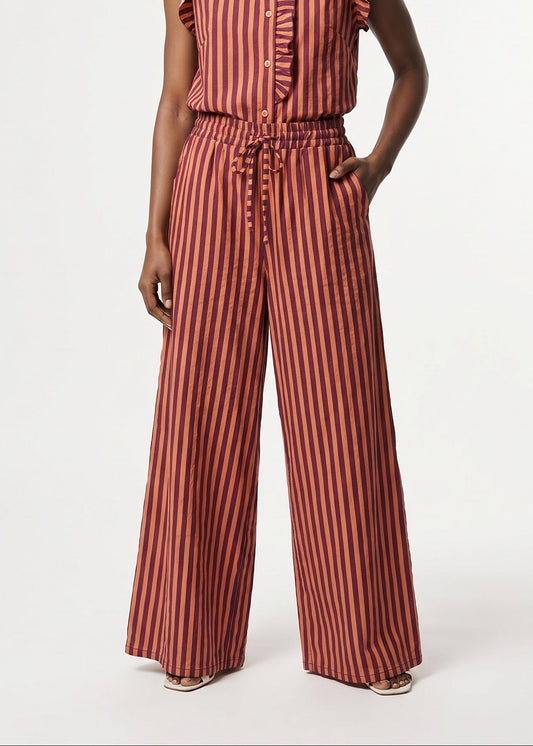 PANTALÓN RAYAS-TEJA