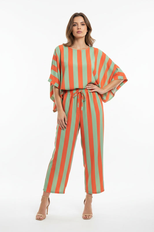 CONJUNTO RAYAS- NARANJA