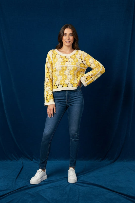 TOP CALADOS-AMARILLO