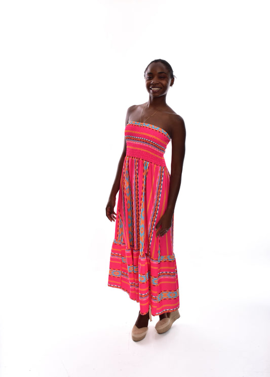 VESTIDO ALTEA-FUCSIA