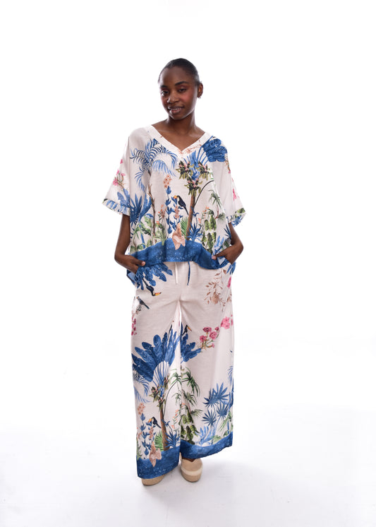 CONJUNTO TROPICAL- AZUL