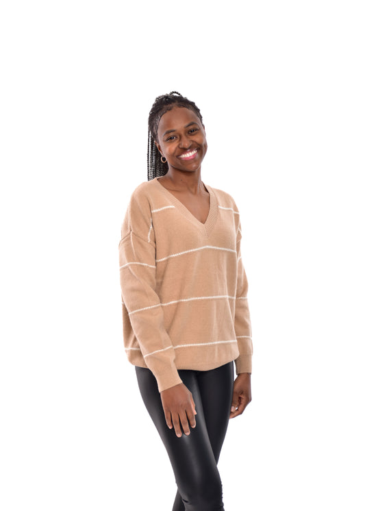 JERSEY RAYAS V- TOSTADO