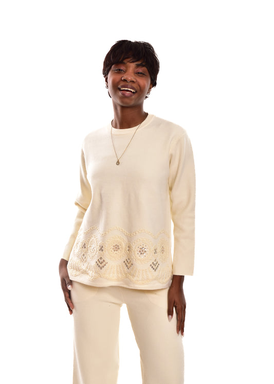 CONJUNTO DE PUNTO-BEIGE