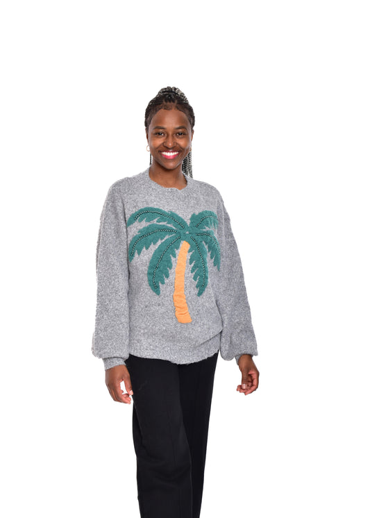 JERSEY PALMERAS-GRIS