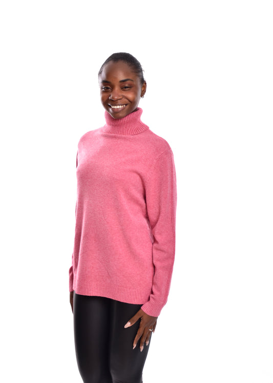 JERSEY CUELLO ALTO- ROSA