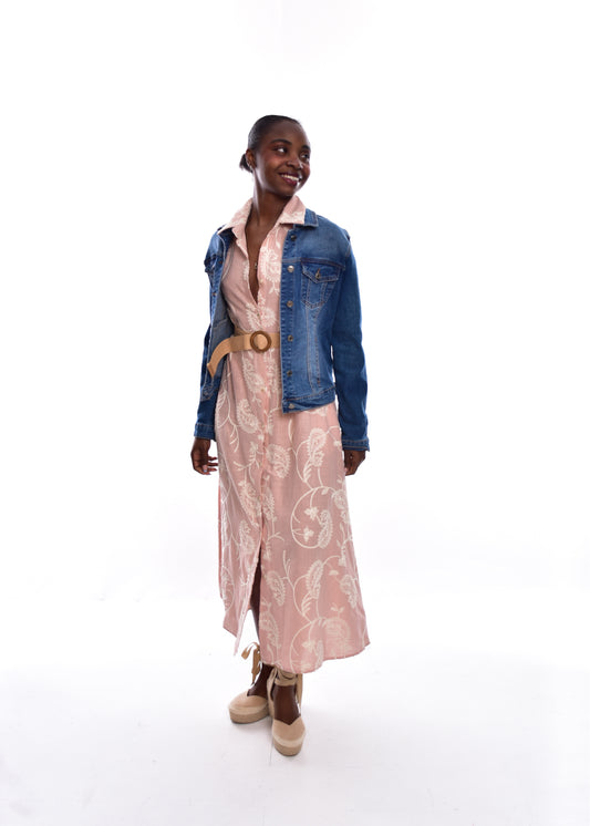 CAZADORA VAQUERA -AZUL