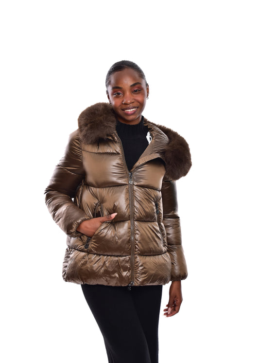 CAZADORA PIUNA-MARRÓN