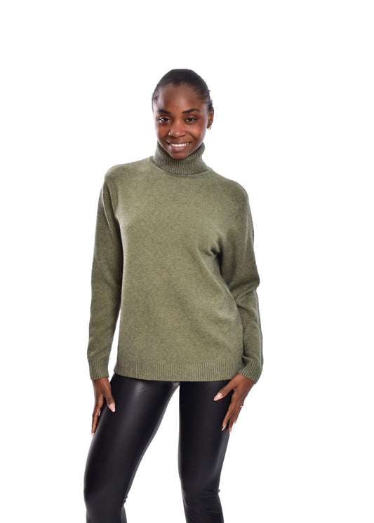 JERSEY CUELLO ALTO- VERDE