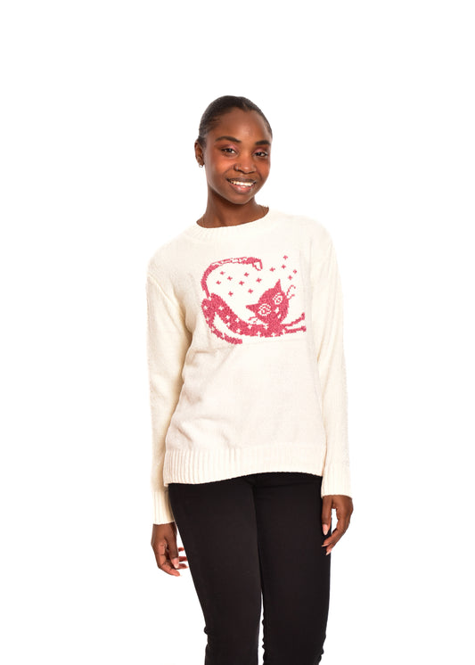 JERSEY CHENILLA CAT-CRUDO