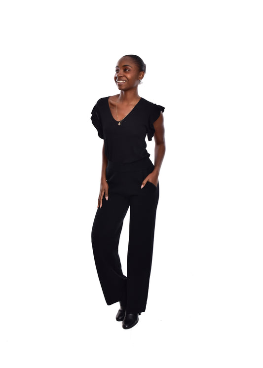 PANTALÓN PUNTO  NEGRO