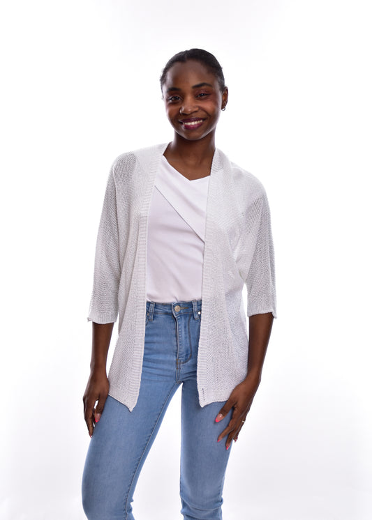 CHAQUETA PUNTO-PERLA