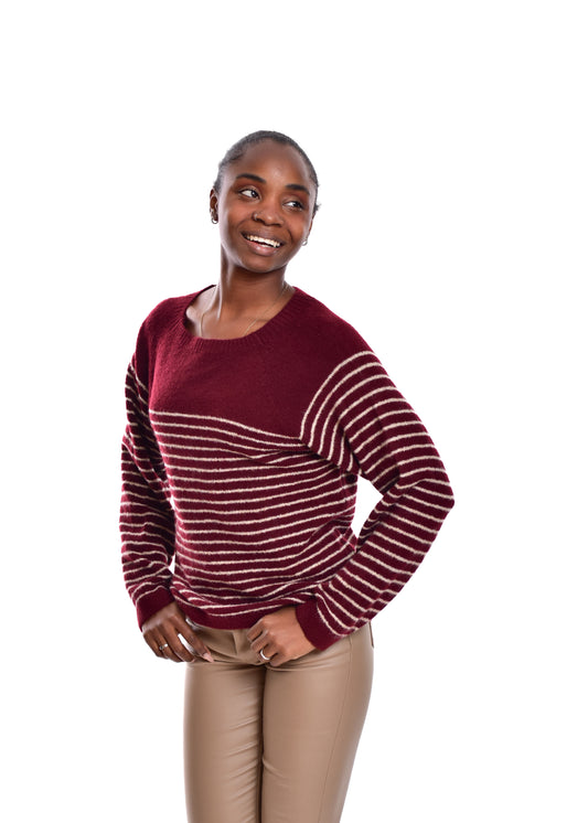 JERSEY FRANJA FINA-GRANATE