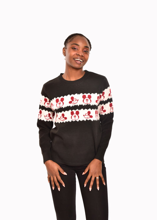 JERSEY FRANJA MICKEY-NEGRO