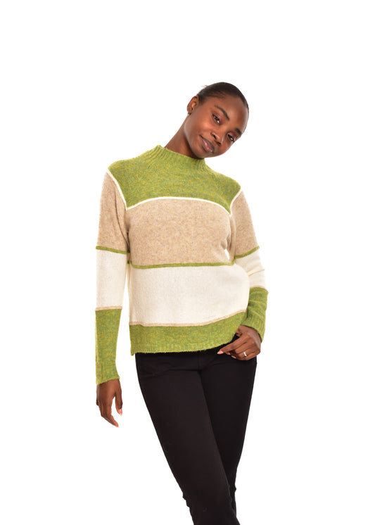 JERSEY FINO FRANJAS- VERDE