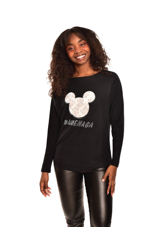 CAMISOLA DE FIM DE SEMANA-PRETO