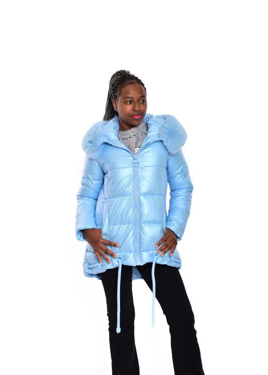 CAZADORA ZALIME-AZUL CLARO