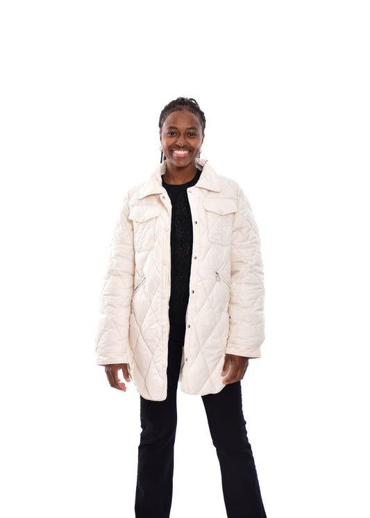 ABRIGO GUATEADO OVERSIZE-BEIGE