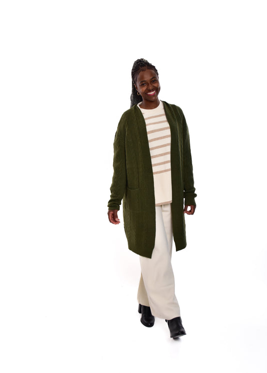 CHAQUETA PUNTO-KHAKI