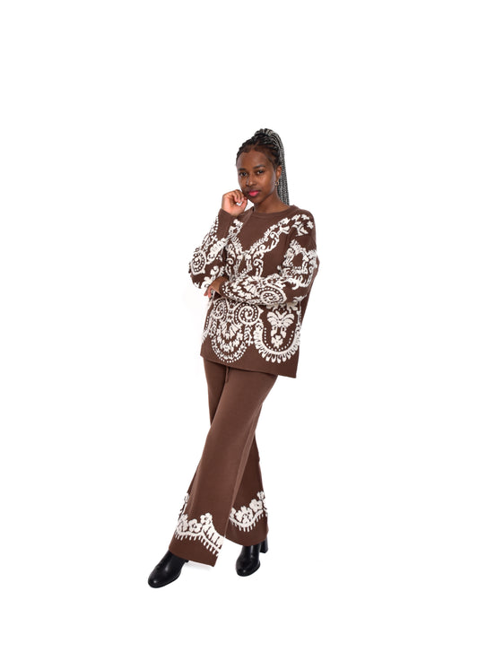 CONJUNTO DE PUNTO-MARRÓN