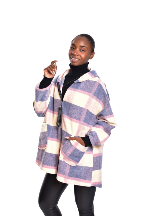 ABRIGO CUADROS-ROSITA