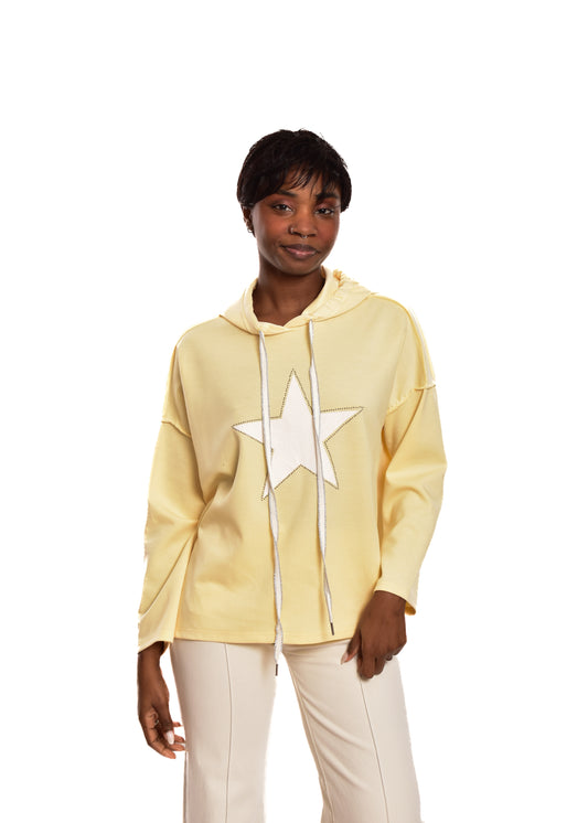 SUDADERA ESTRELLA- AMARILLO