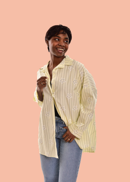 BLUSA AMARILLA ESTRELLAS