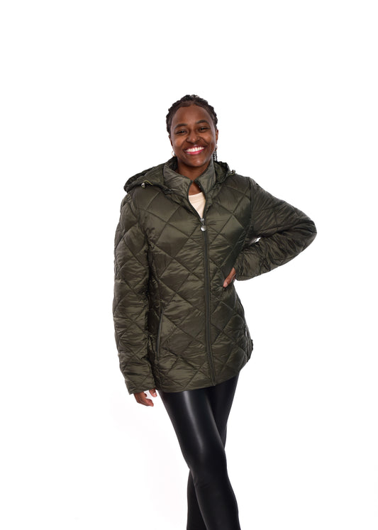 CAZADORA ACOLCHADA- KHAKI