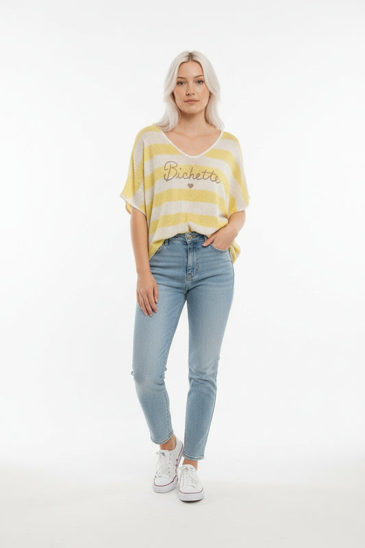 CAMISETA BICHETTE-AMARILLA