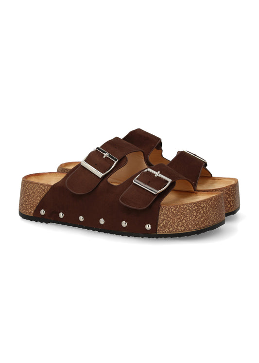 SANDALIA DINORA-MARRÓN