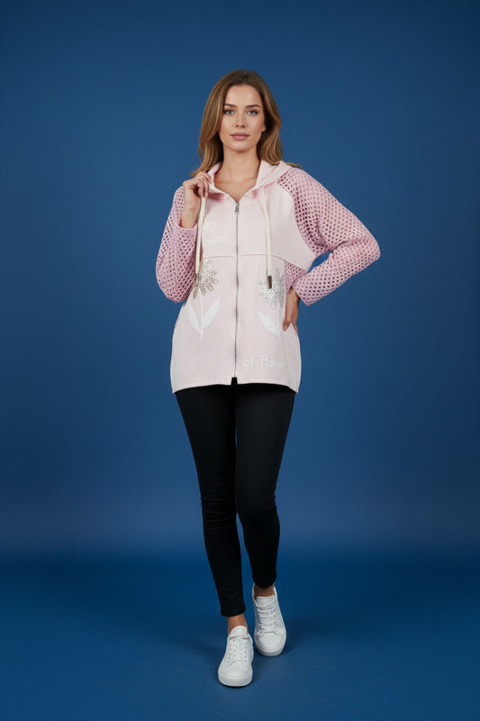 CHAQUETA ANTELINA- ROSA