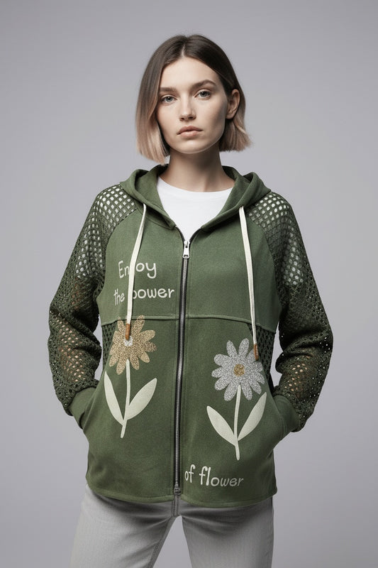 CHAQUETA ANTELINA- VERDE