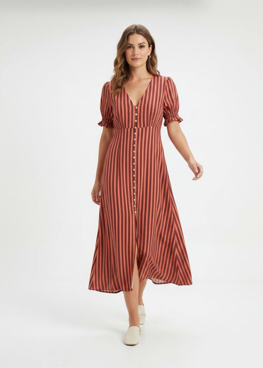 VESTIDO RAYAS-BOT
