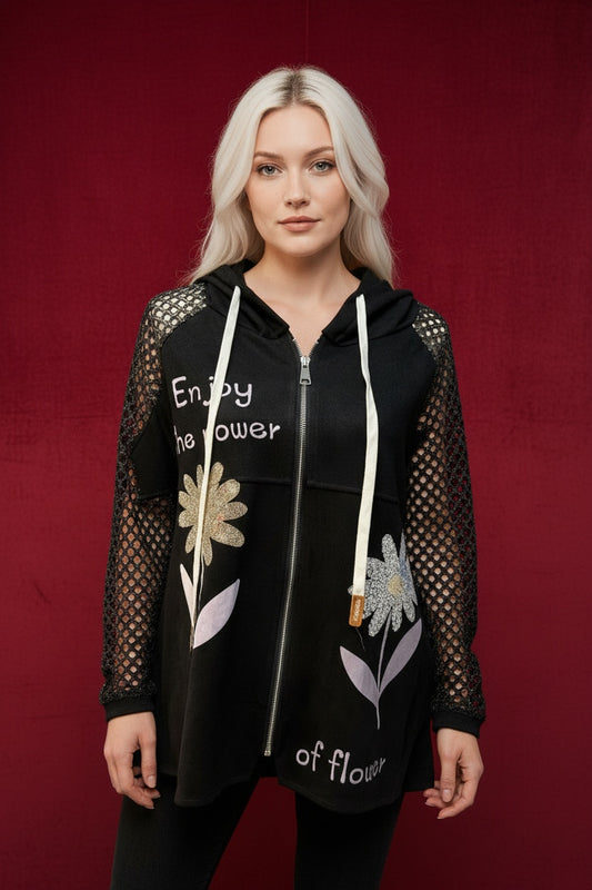 CHAQUETA ANTELINA- NEGRA