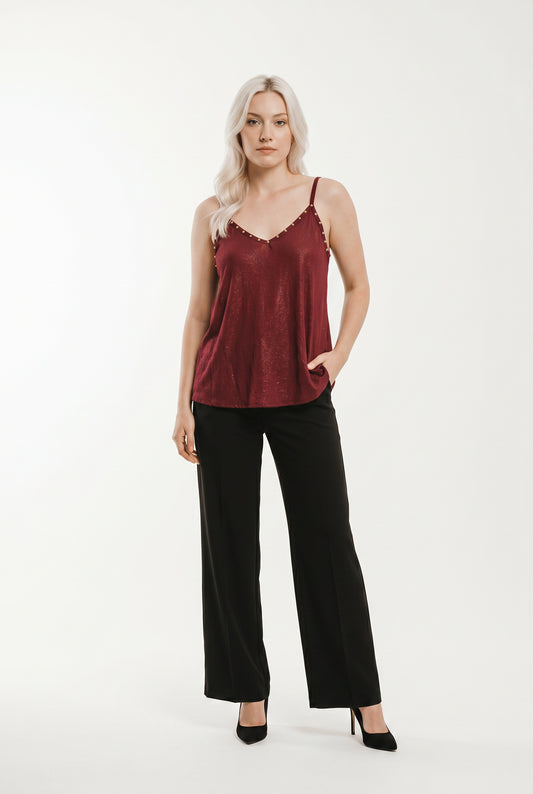 BLUSA BAMB- GRANATE