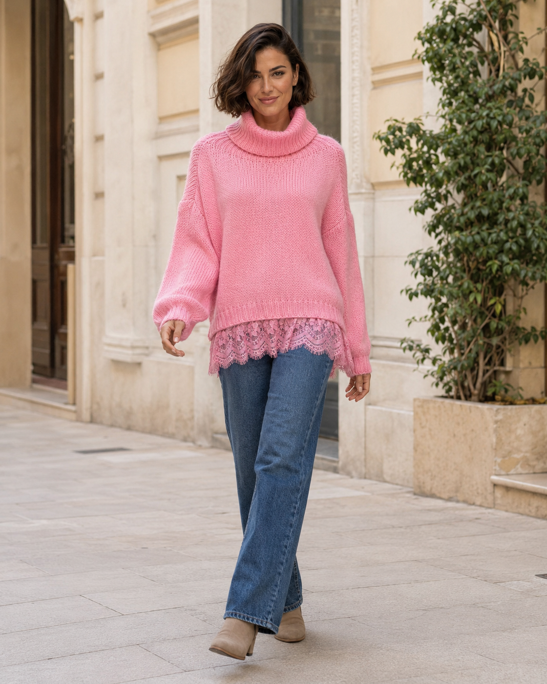 JERSEY PUNTILLA-ROSA