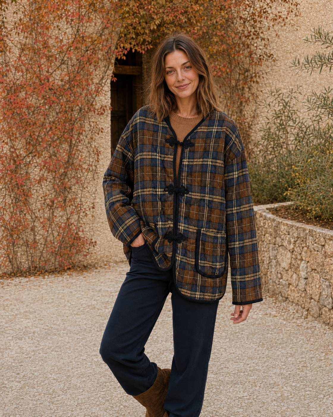 CHAQUETA CUADROS