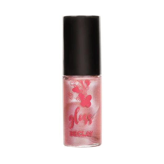 Gloss holográfico rosa