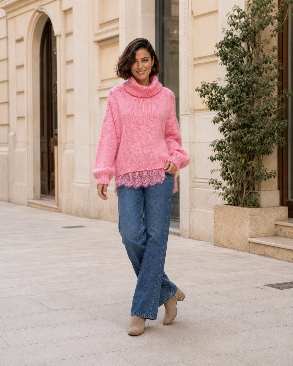 JERSEY PUNTILLA-ROSA