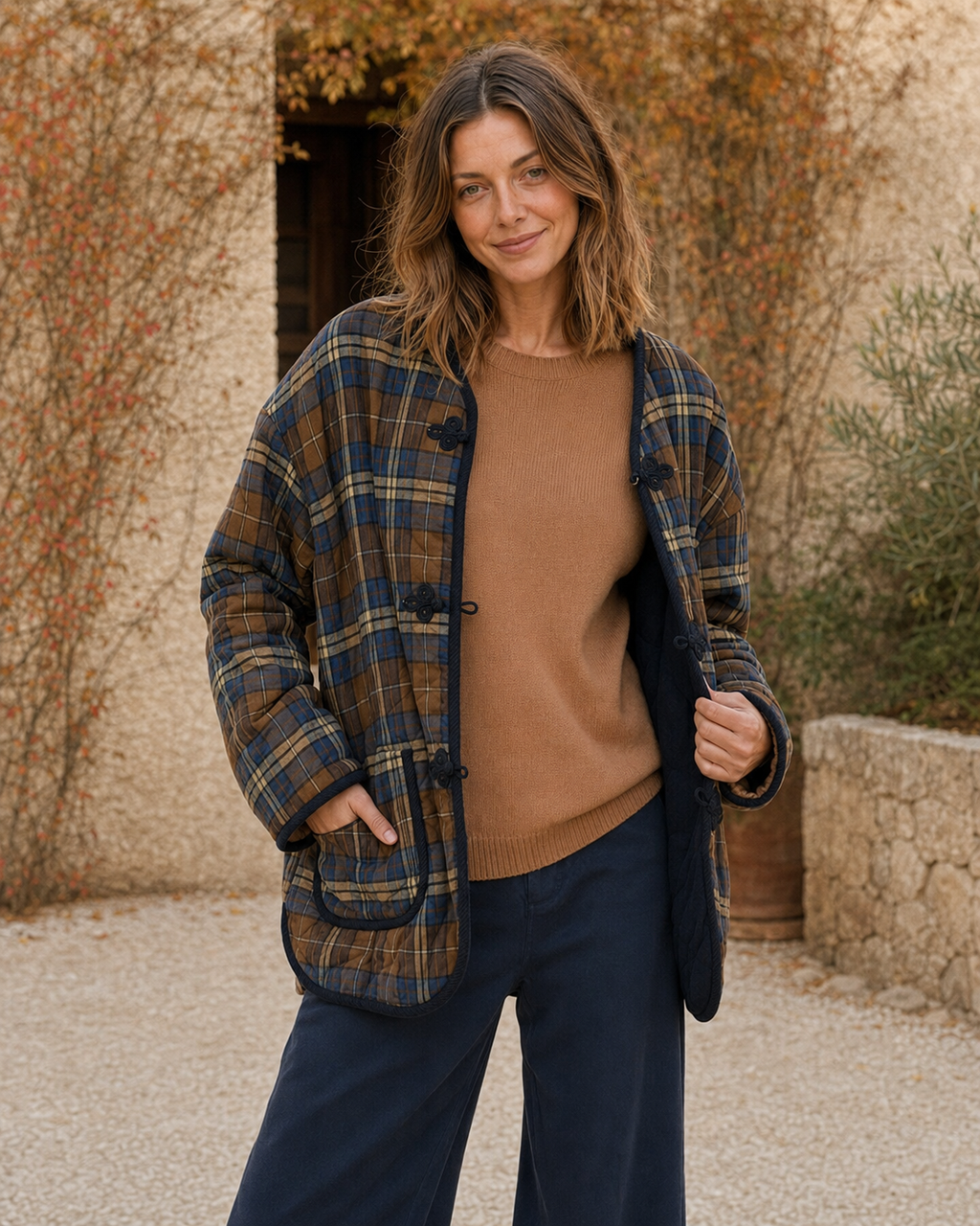 CHAQUETA CUADROS