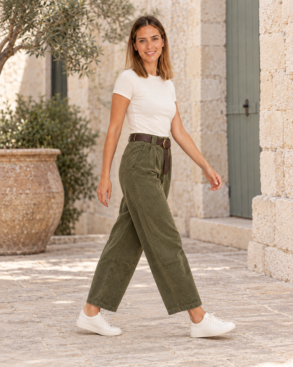 PANTALÓN PANA-VERDE